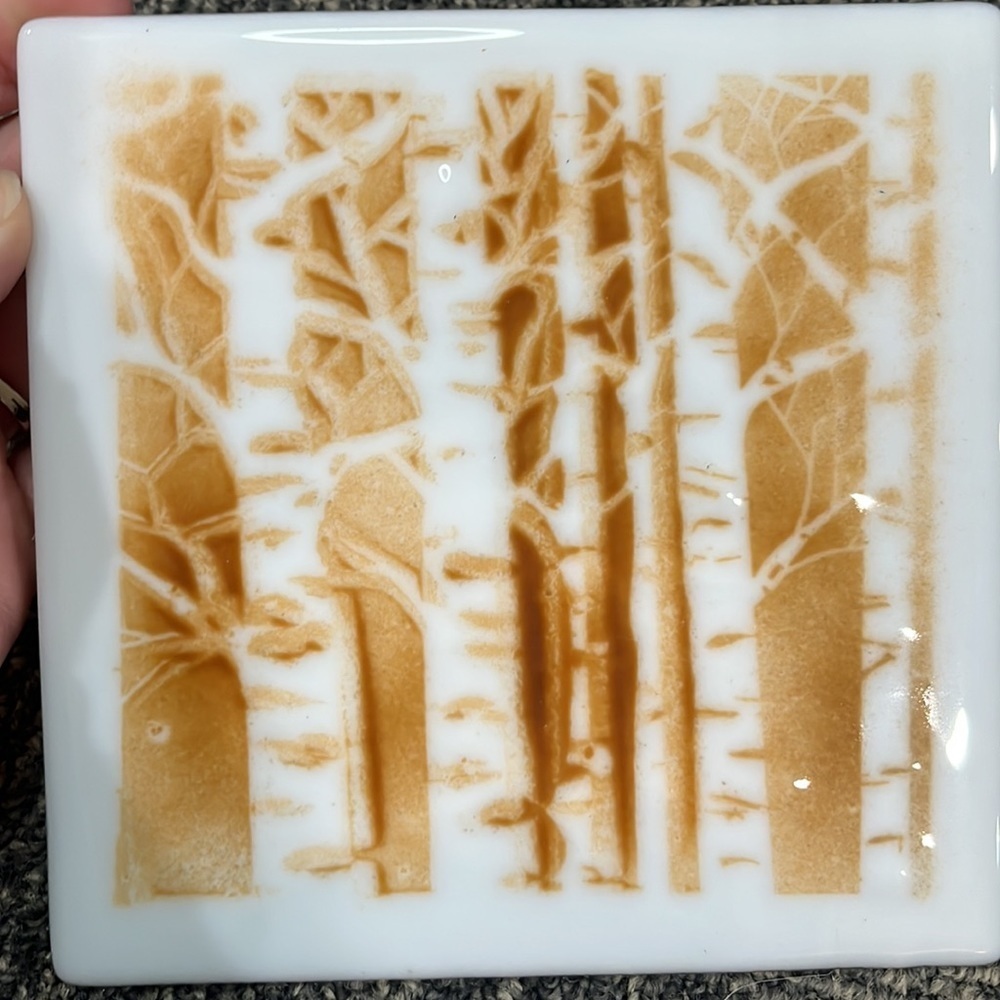 Glass wall art